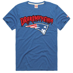 Drake Maye New England Patriots Homage Unisex Drakemayenia Tri-Blend T-Shirt - Royal on sale