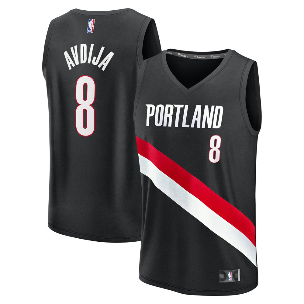 Deni Avdija Portland Trail Blazers Fast Break Replica Jersey - Icon Edition - Black outlet