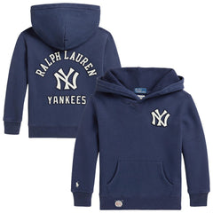 Yankees Polo Ralph Lauren Preschool Fleece Hoodie Navy