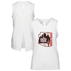 Kansas City Royals Levelwear Women's 2026 Spring Training Paisley Ball Bold Tank White