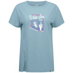 Chicago White Sox Levelwear Women's Influx Spring Training Sunrise Bold T-Shirt Blue