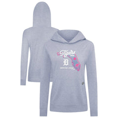 Detroit Tigers Levelwear Women's Relay Spring Training Sunrise Bold Hoodie Light Blue