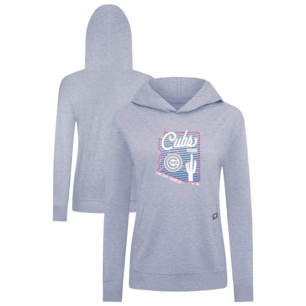 Chicago Cubs Levelwear Women's Relay Spring Training Sunrise Bold Hoodie Light Blue