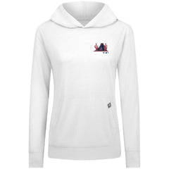 Arizona Diamondbacks Levelwear Women's Relay Spring Break Panoramic Bold Hoodie White