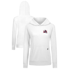 Colorado Rockies Levelwear Women's Relay Spring Break Panoramic Bold Hoodie White