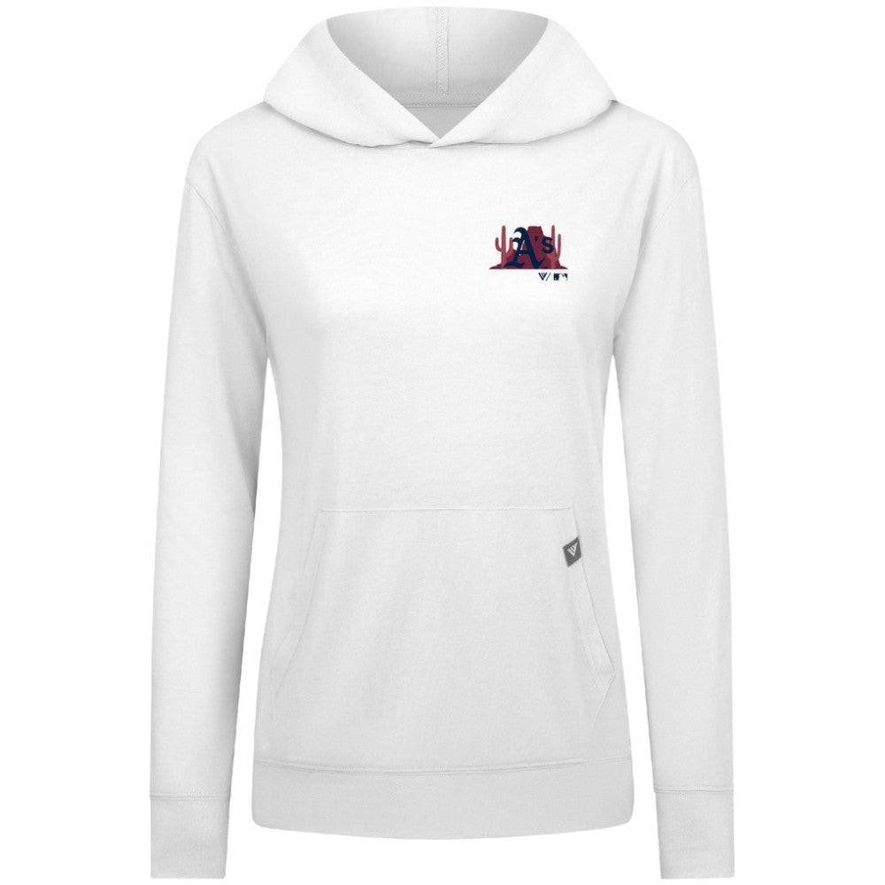 Athletics Levelwear Women's Relay Spring Break Panoramic Bold Hoodie White