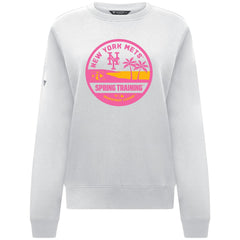 New York Mets Levelwear Women's Yvette Spring Training Badge Bold Sweatshirt White