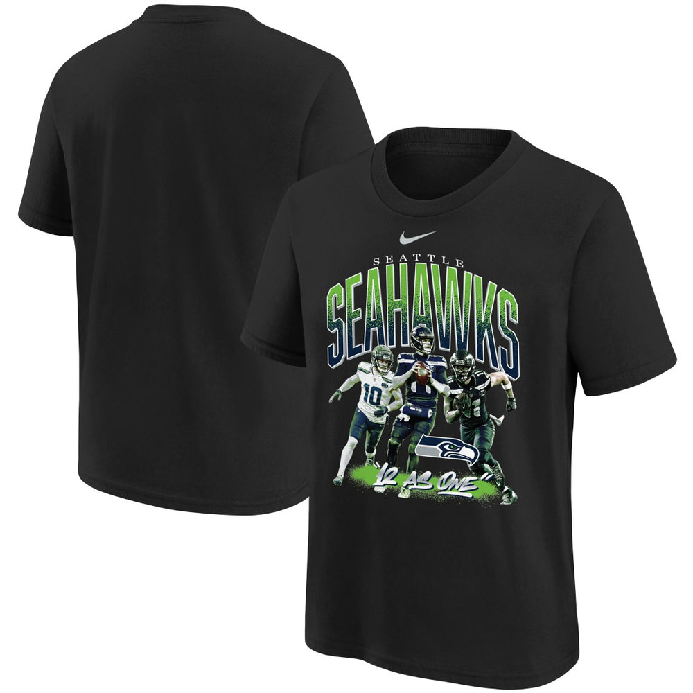 Seattle Seahawks Youth 12 As One T-Shirt - Black discount