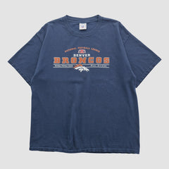 Denver Broncos NFL 2000s T-shirt - Navy Vintage discount