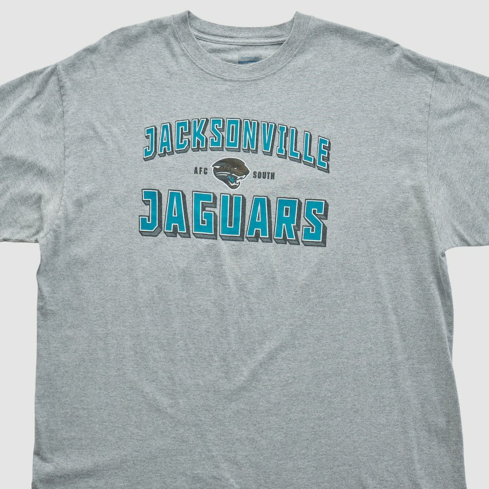 Jacksonville Jaguars Reebok 2000s T-shirt - Heather Gray Vintage sale