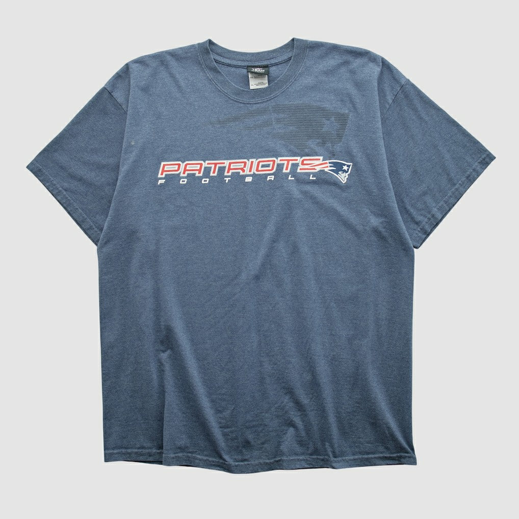 New England Patriots NFL 2010s T-shirt - Blue Vintage cheap