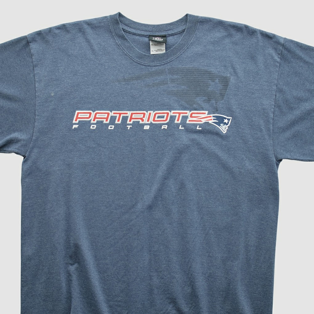 New England Patriots NFL 2010s T-shirt - Blue Vintage cheap