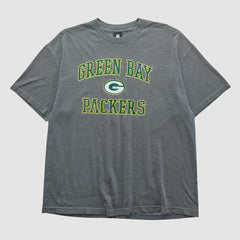 Green Bay Packers NFL 2010s T-shirt - Dark Heather Gray Vintage discount