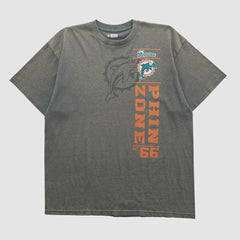 Miami Dolphins NFL 2010s T-shirt - Dark Heather Gray Vintage discount