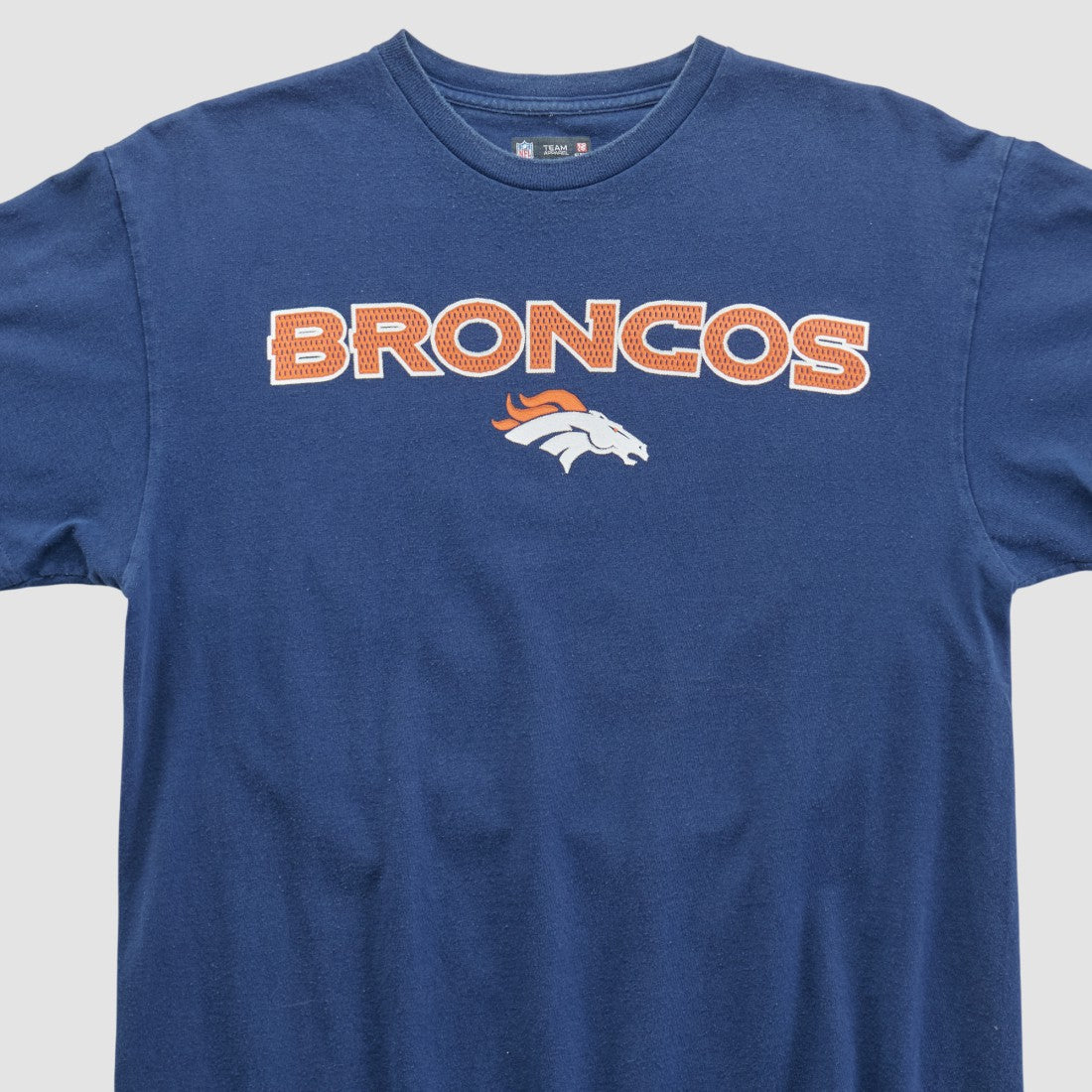 Denver Broncos NFL 2010s T-shirt - Navy Vintage sale