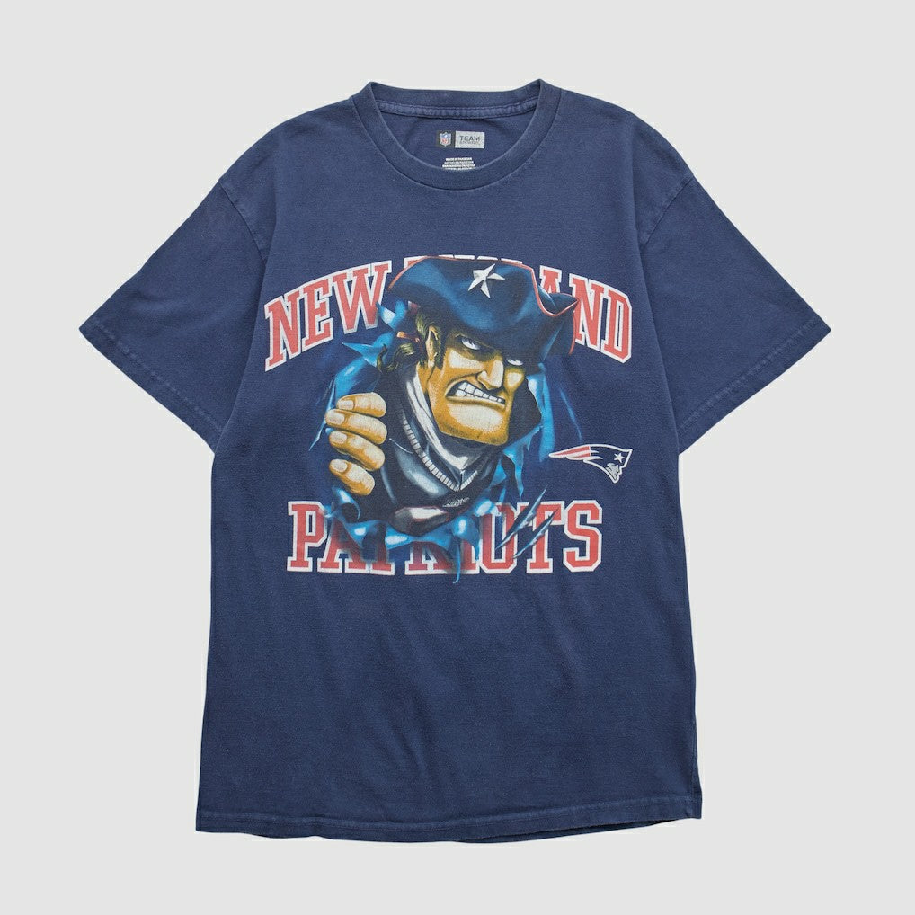 New England Patriots NFL 2010s T-shirt - Navy Vintage for sale