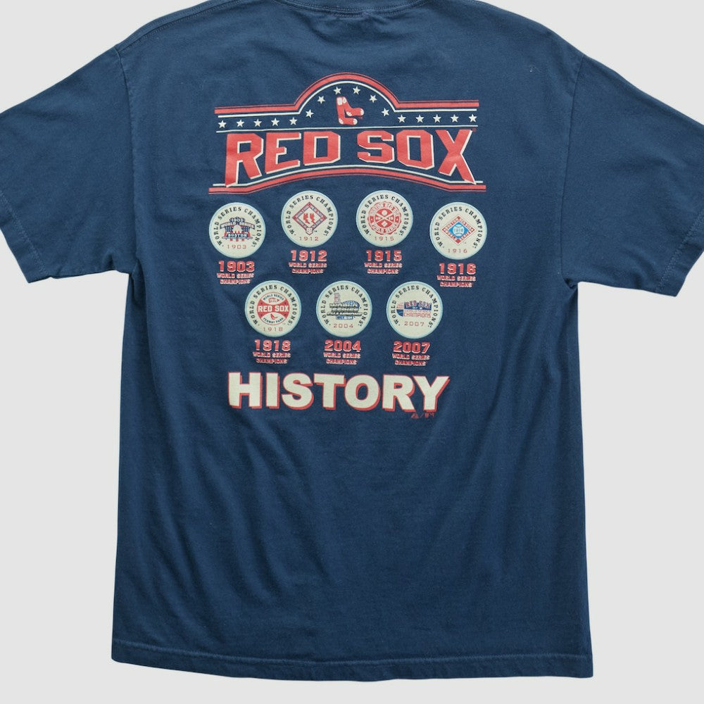 Boston Red Sox Majestic 2007 T-shirt Navy Vintage