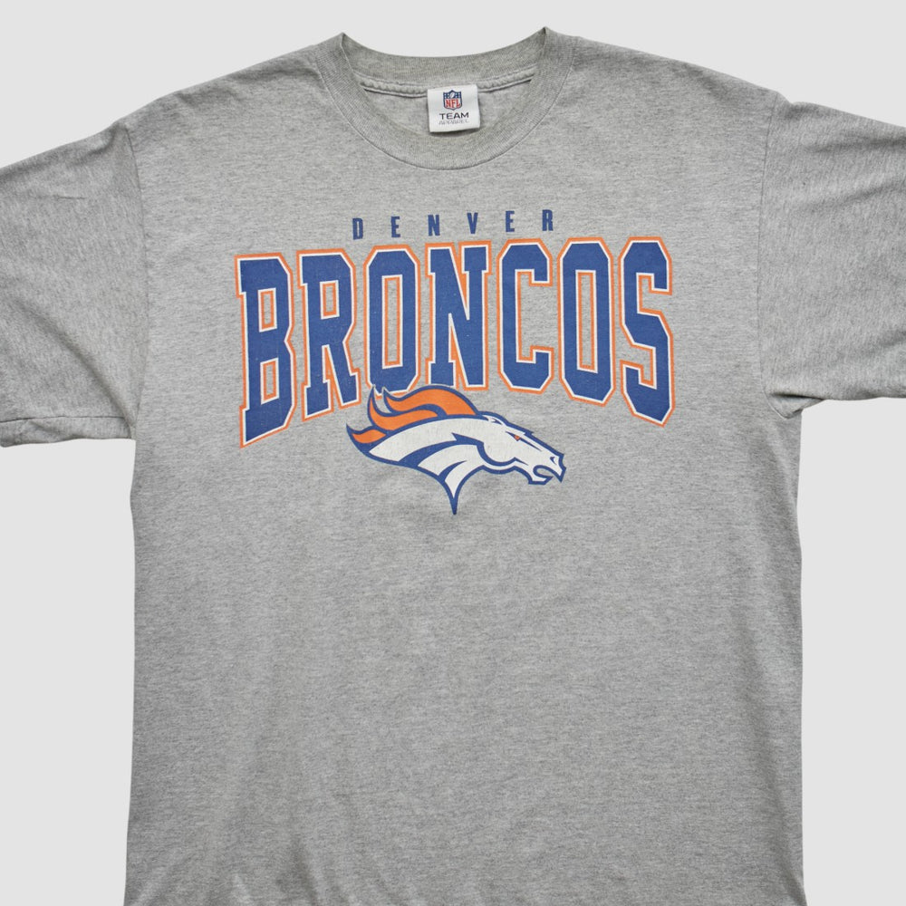 Denver Broncos NFL 2010s T-shirt - Heather Gray Vintage online