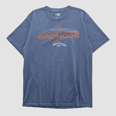 Denver Broncos NFL 2010s T-shirt - Blue Vintage discount