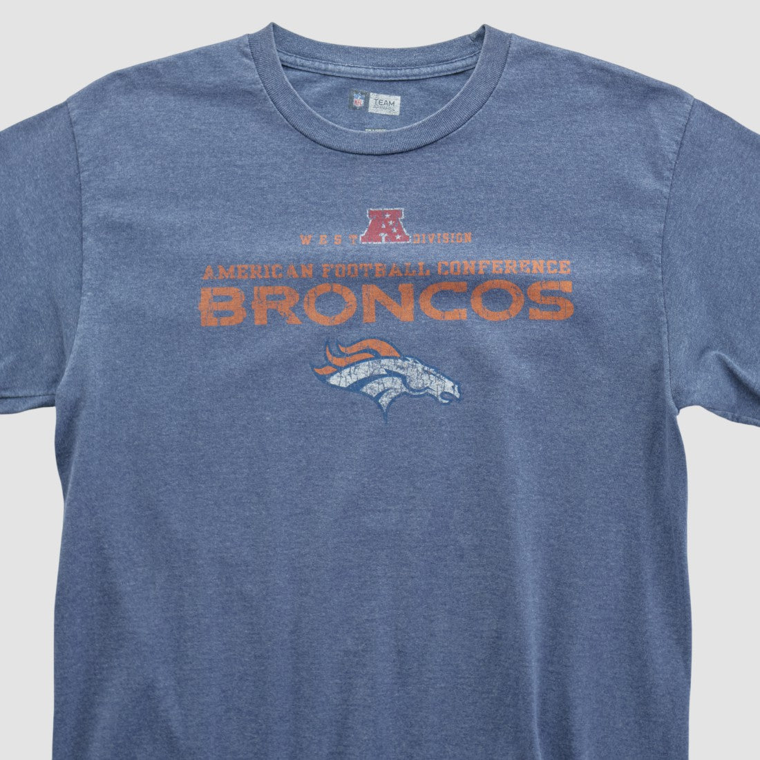 Denver Broncos NFL 2010s T-shirt - Blue Vintage discount