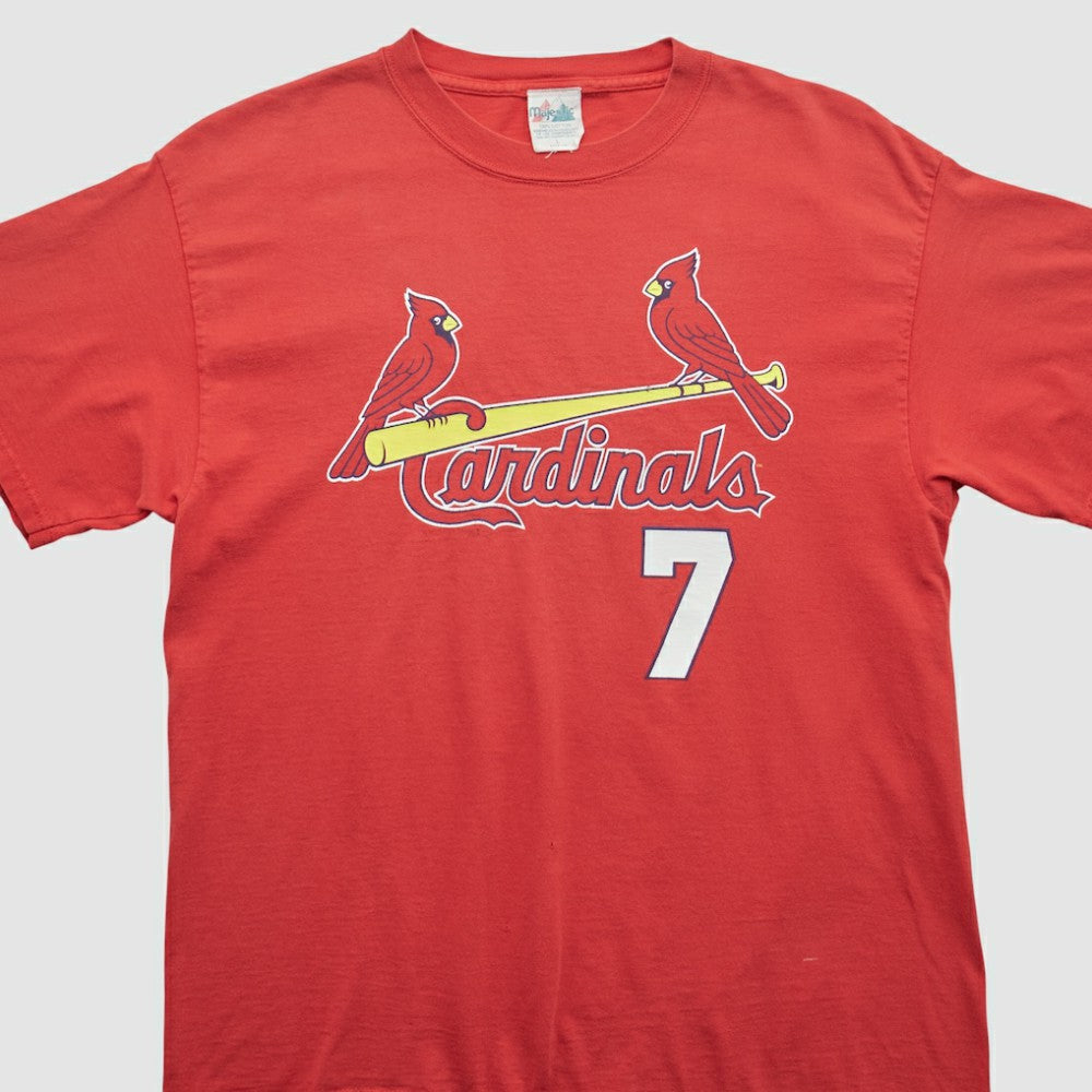 St. Louis Cardinals Majestic 2000s T-shirt Red Vintage