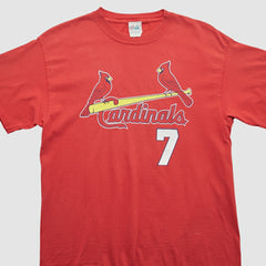 St. Louis Cardinals Majestic 2000s T-shirt Red Vintage
