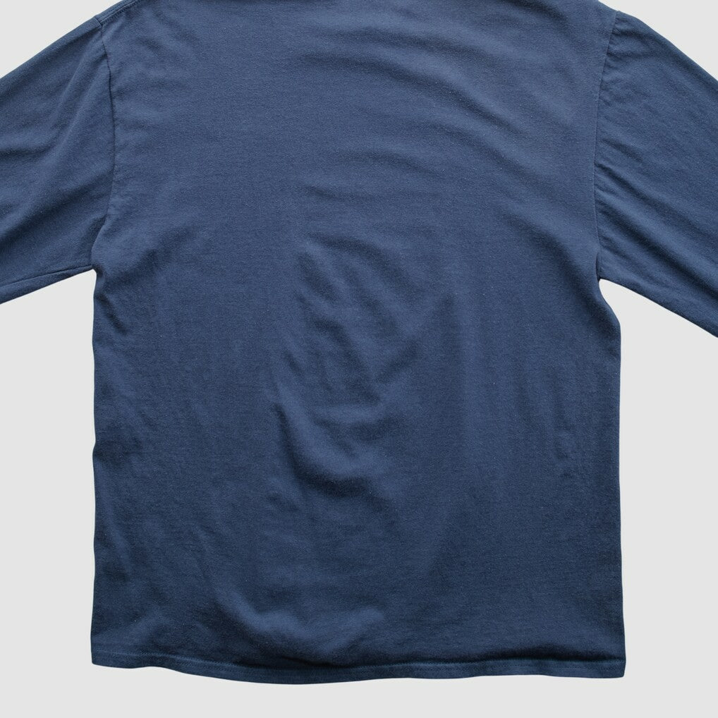 New England Patriots NFL 2010s Long Sleeve T-shirt - Navy Vintage cheap