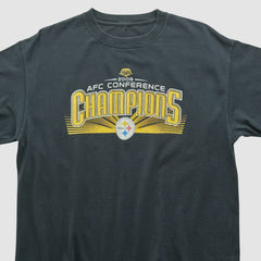 Pittsburgh Steelers 2008 T-shirt - Black Vintage outlet