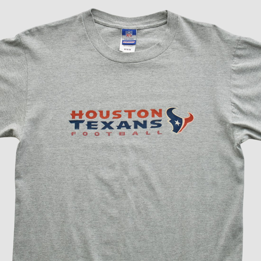 Houston Texans Reebok 2000s T-shirt - Heather Gray Vintage cheap