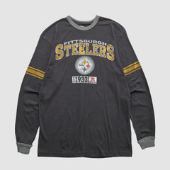 Pittsburgh Steelers NFL 2010s Long Sleeve T-shirt - Black Vintage outlet