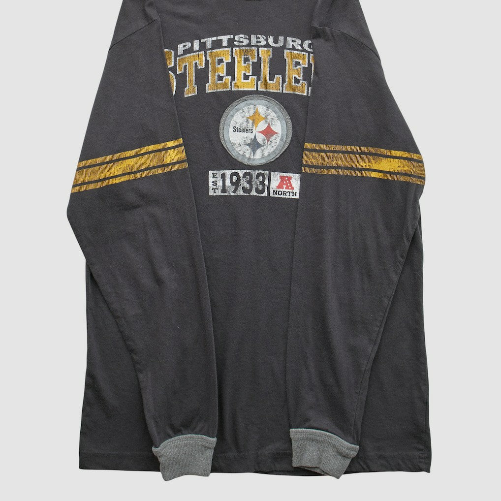 Pittsburgh Steelers NFL 2010s Long Sleeve T-shirt - Black Vintage outlet