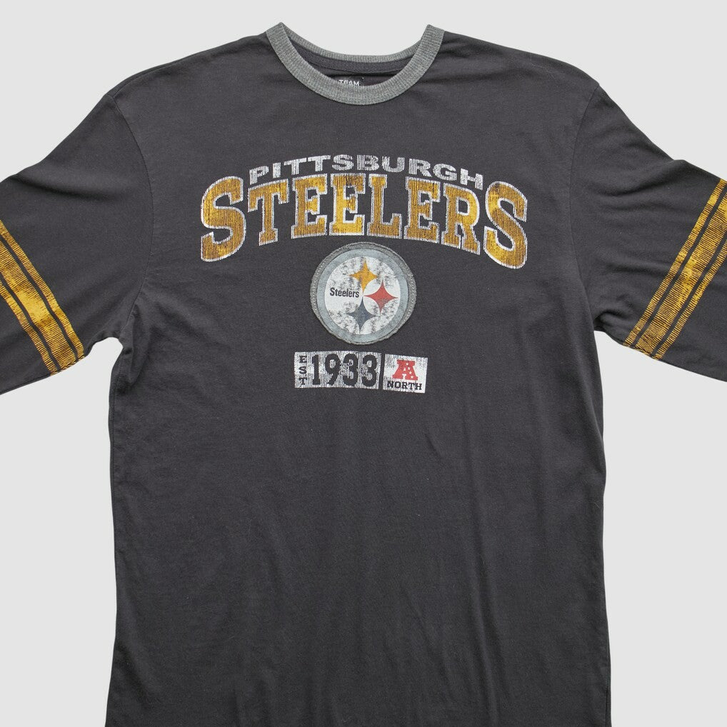 Pittsburgh Steelers NFL 2010s Long Sleeve T-shirt - Black Vintage outlet