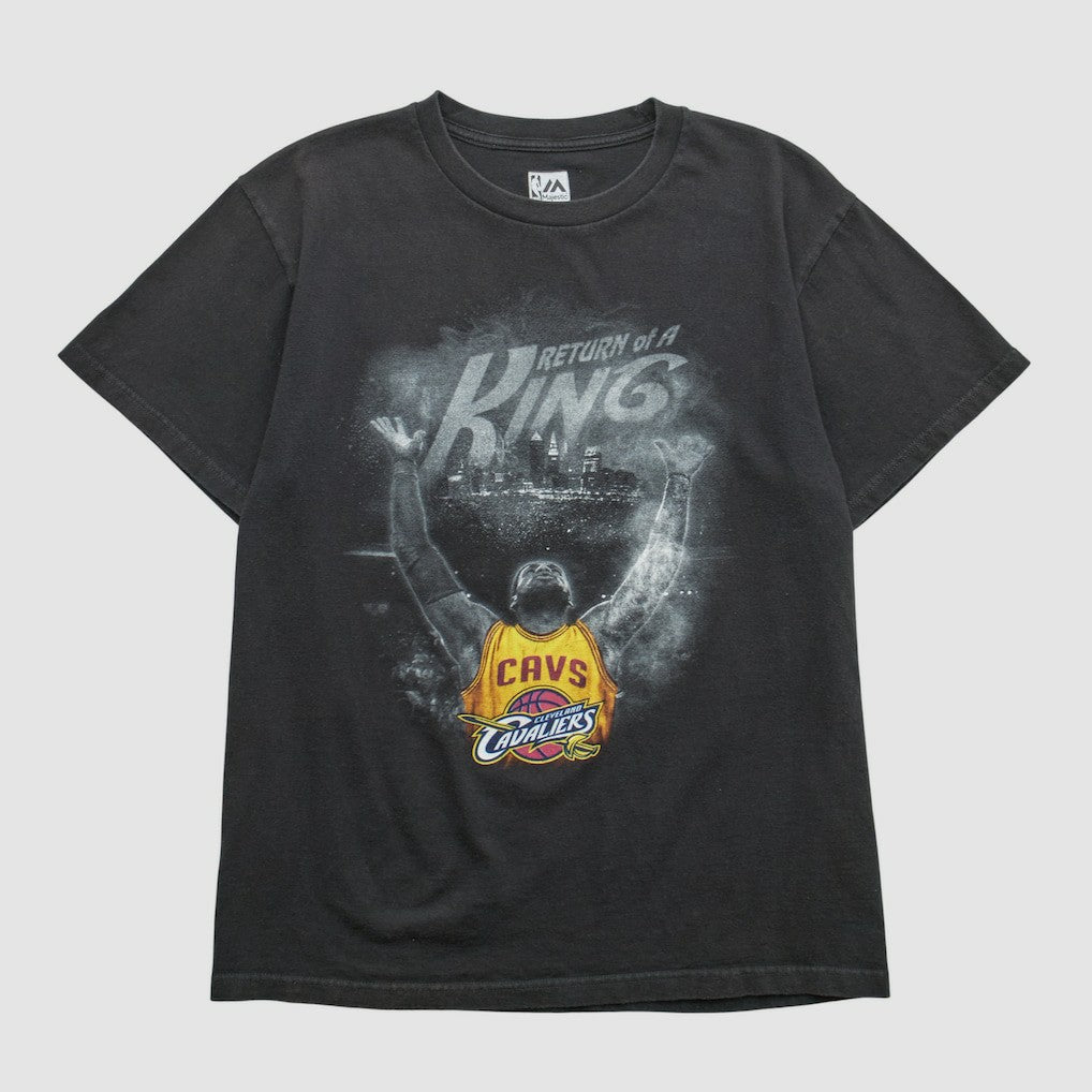 Cleveland Cavaliers Majestic 2010s T-shirt sale - Black Vintage sale