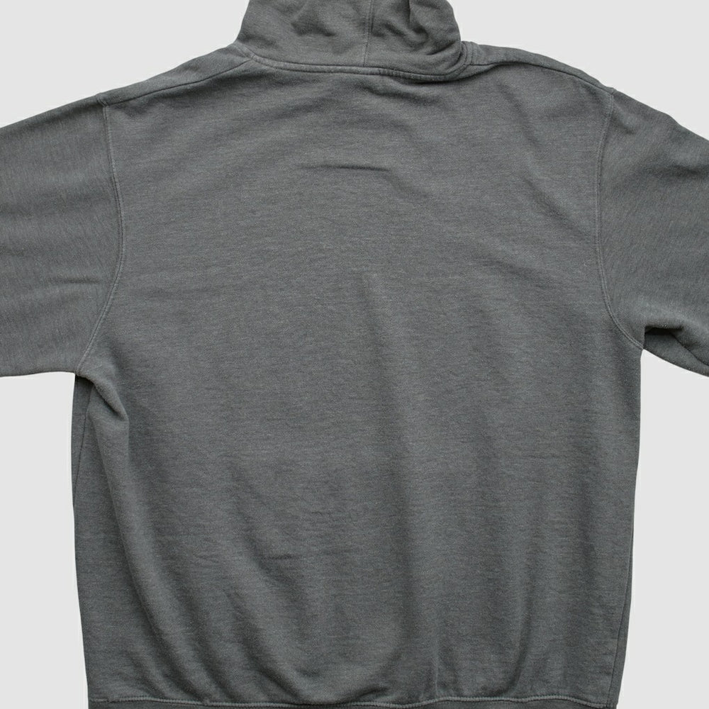 New England Patriots Majestic 2010s Hooded Pullover Sweatshirt - Charcoal Vintage on sale