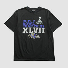 Baltimore Ravens NFL 2013 T-shirt - Black Vintage on sale