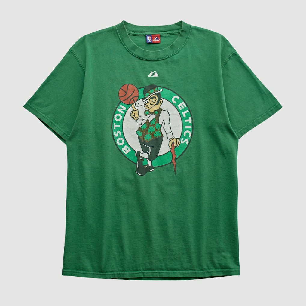 Boston Celtics Majestic 2000s T-shirt - Green Vintage cheap
