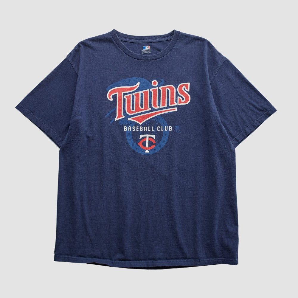 Minnesota Twins Genuine Merchandise 2000s T-shirt Navy Vintage
