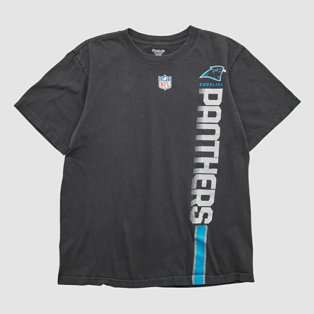 Carolina Panthers Reebok 2000s T-shirt - Black Vintage for sale