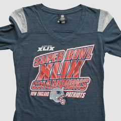Super Bowl XLIX Team Edition Apparel 2015 Long Sleeve T-shirt - Navy Vintage on sale