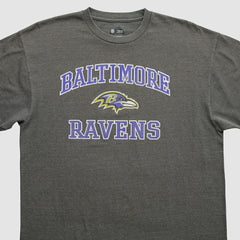 Baltimore Ravens NFL 2010s T-shirt - Dark Heather Gray Vintage discount