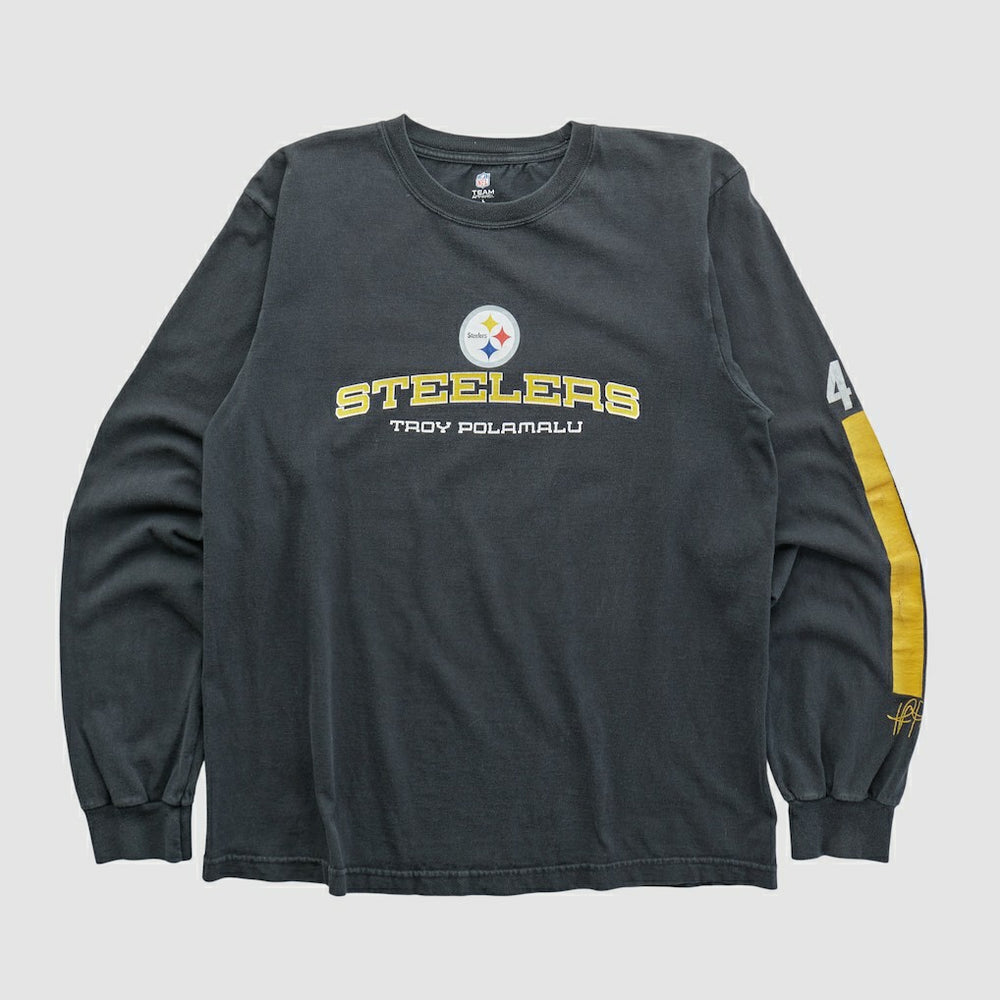 Pittsburgh Steelers NFL 2010s Long Sleeve T-shirt - Black Vintage online
