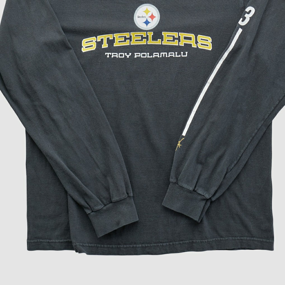 Pittsburgh Steelers NFL 2010s Long Sleeve T-shirt - Black Vintage online