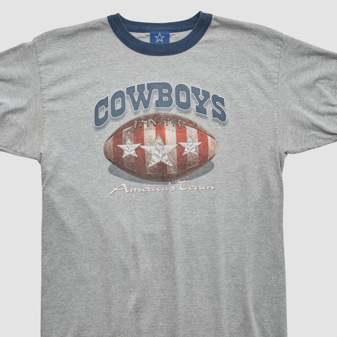 Dallas Cowboys Cowboys Authentic Apparel 2000s T-shirt - Heather Gray Vintage outlet