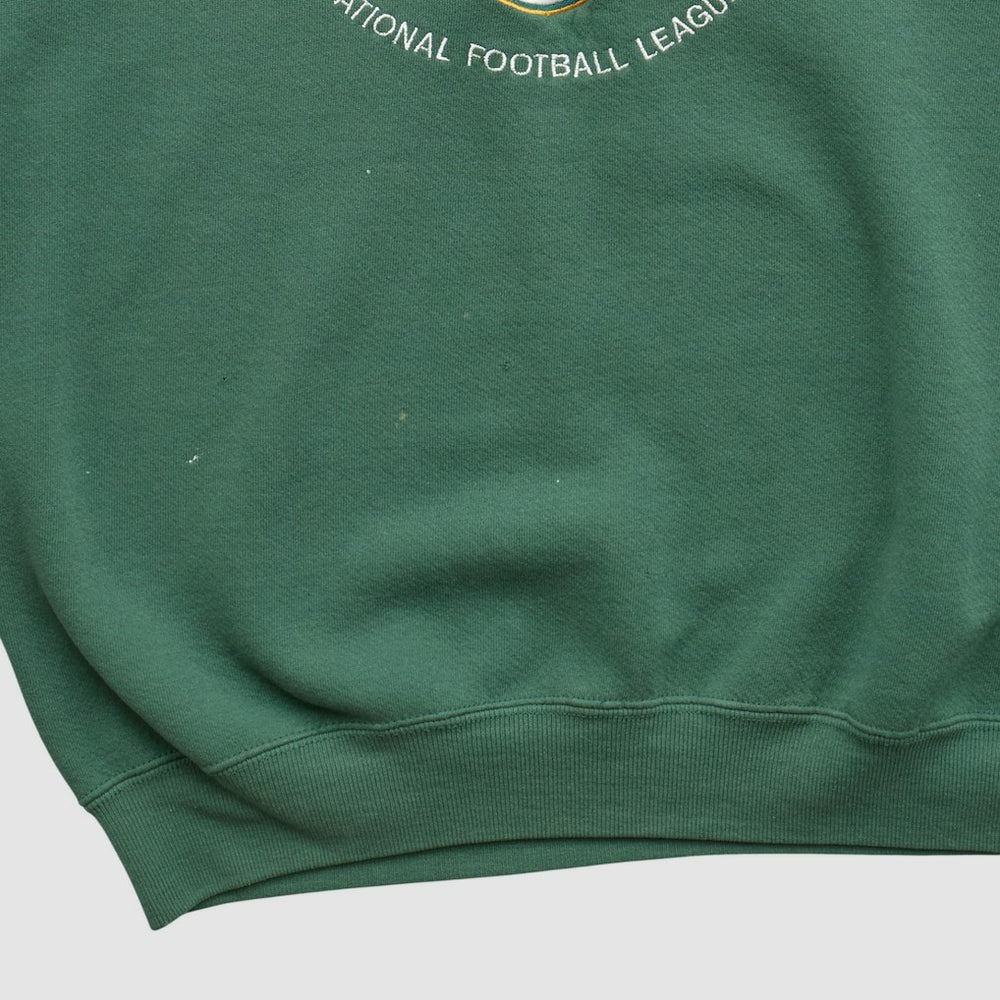Green Bay Packers Nutmeg 90s Pullover Sweatshirt - Green Vintage online
