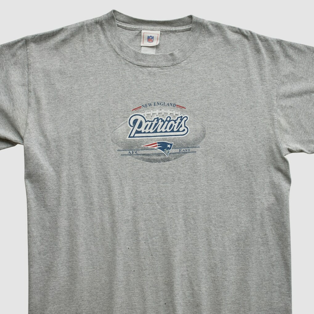 New England Patriots NFL 2000s T-shirt - Heather Gray Vintage outlet