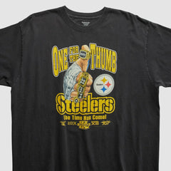 Pittsburgh Steelers Reebok 2006 T-shirt - Black Vintage sale