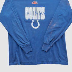 Indianapolis Colts NFL 2010s Long Sleeve T-shirt - Blue Vintage sale