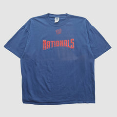 Washington Nationals Lee Apparel 2000s T-shirt Navy Vintage