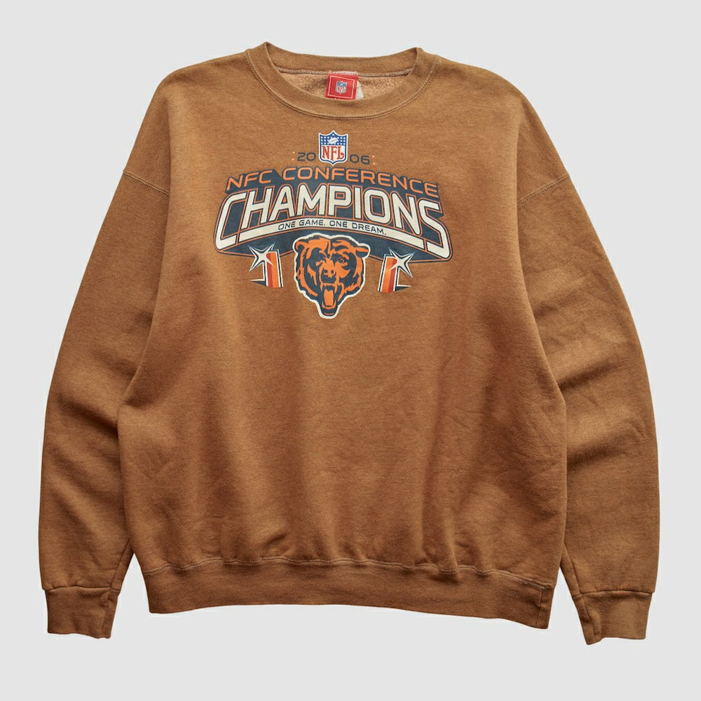 Chicago Bears NFL 2006 Pullover Sweatshirt - Clay Vintage discount