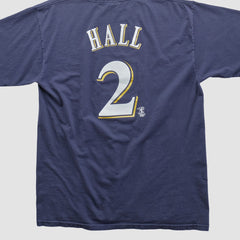 Milwaukee Brewers Majestic 2000s T-shirt Navy Vintage